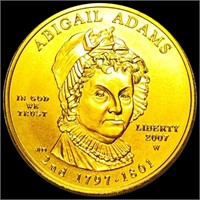 2007-W Abigail Adams $10 Gold Coin UNC 1/2Oz