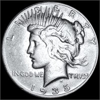 1935-S Silver Peace Dollar LIGHTLY CIRCULATED