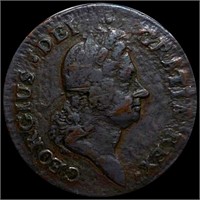 1722 G. Britain Half Penny NICELY CIRCULATED
