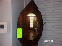 Hall Tree with Mirror