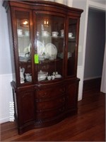 Mahogany China Hutch