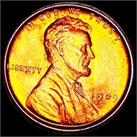 1909 V.D.B. Lincoln Wheat Penny UNC RED