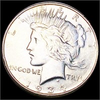 1934-D Silver Peace Dollar UNC
