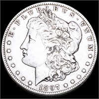 1897-O Morgan Silver Dollar NEARLY UNCIRCULATED