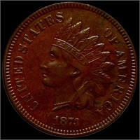 1873 Indian Head Penny CLOSELY UNCIRCULATED