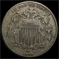 1873 Shield Nickel ABOUT UNCIRCULATED