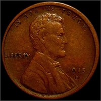 1915-S Lincoln Wheat Penny CLOSELY UNC