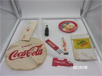 Coca Cola Items, Elvis Stamps & Misc