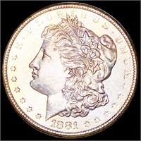 1881-S Morgan Silver Dollar CHOICE BU