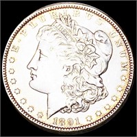 1891 Morgan Silver Dollar UNCIRCULTED