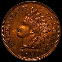 1901 Indian Head Penny UNCIRCULATED