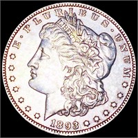 1893 Morgan Silver Dollar CLOSELY UNC