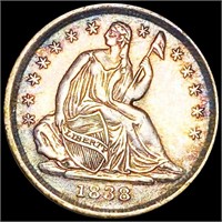 1838 Seated Liberty Half Dime UNCIRCULATED