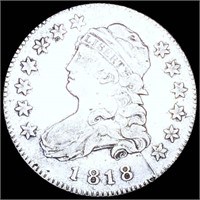 1818 Capped Bust Quarter NICELY CIRCULATED