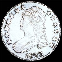 1823 Capped Bust Half Dollar LIGHTLY CIRCULATED
