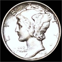 1931-S Mercury Silver Dime UNCIRCULATED