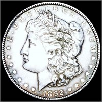 1892 Morgan Silver Dollar CLOSELY UNC
