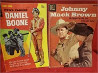 Daniel Boone & Johnny Mack Brow Comic Books