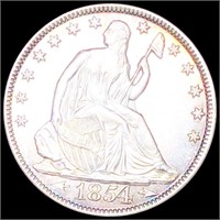 1854-O Seated Half Dollar UNCIRCULATED