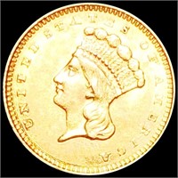 1858 Rare Gold Dollar UNCIRCULATED