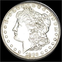 1883-S Morgan Silver Dollar NEARLY UNC