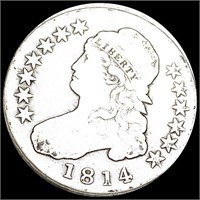 1814 Capped Bust Half Dollar NICELY CIRCULATED