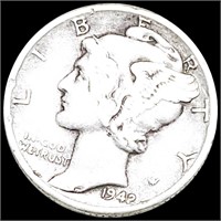 1942/1-D Mercury Silver Dime NICELY CIRCULATED