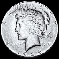 1925-S Silver Peace Dollar CLOSELY UNC