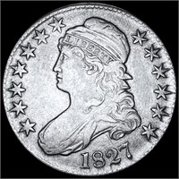 1827 Capped Bust Half Dollar ABOUT UNCIRCULATED