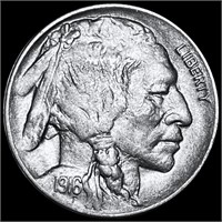 1916-D Buffalo Head Nickel ABOUT UNC