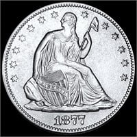 1877 Seated Liberty Half Dollar UNCIRCULATED
