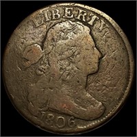 1806 Draped Bust Large Cent NICELY CIRCULATED