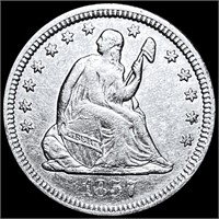 1857 Seated Liberty Quarter UNCIRCULATED