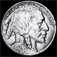 1913-D TY2 Buffalo Head Nickel LIGHT CIRC