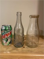 Milk bottle, Murphysboro glass bottle