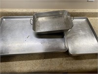 Commercial trays and pan