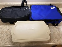 Baking dish, carry bags, lids