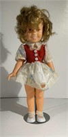 Vintage Ideal 1972 Shirley Temple 16" Doll w/Stand