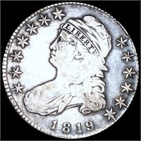 1819 Capped Bust Half Dollar NICELY CIRCULATED