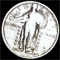 1917-D Standing Liberty Quarter LIGHTLY CIRCULATED