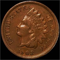 1908-S Indian Head Penny LIGHTLY CIRCULATED