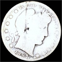 1897-O Barber Silver Half Dollar NICELY CIRCULATED