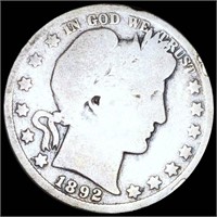 1892-O Barber Silver Half Dollar NICELY CIRCULATED