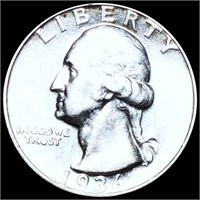 1936-S Washington Silver Quarter UNCIRCULATED