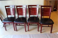 4 Wood Chairs