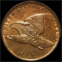 1857 Flying Eagle Cent UNCIRCULATED