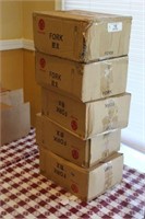 5 Boxes of Plastic Forks