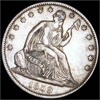 1859-O Seated Liberty Half Dollar NEARLY UNC
