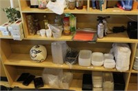 Large Lot of To-Go Containers & Miscellaneous