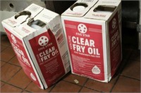 Two 35" Containers of Fry Oil